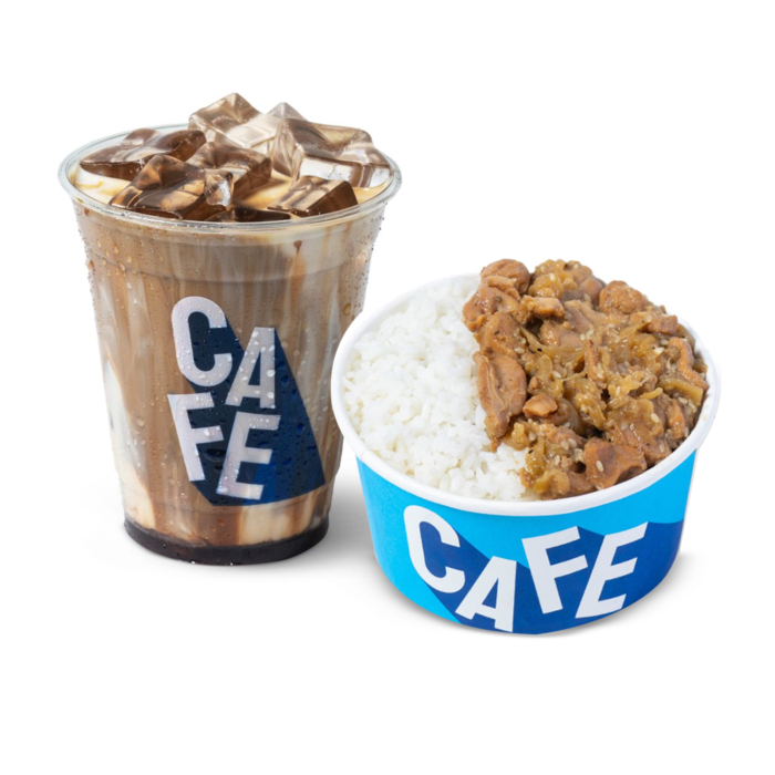 Paket Makan Siang Rice Bowl Teriyaki Chicken & Iced Kopi Susu Gula Aren (Espresso Base) - Regular