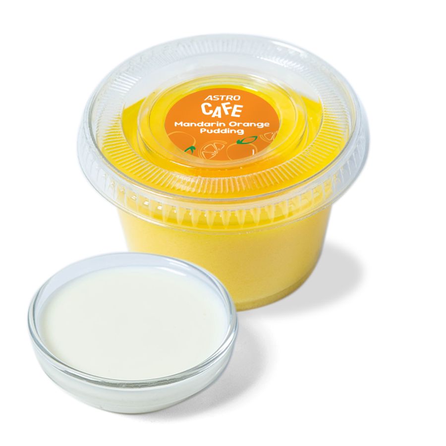 Mandarin Orange Pudding with Vanilla Vla 130ml