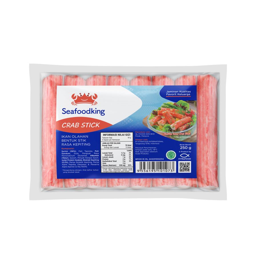 Seafoodking Premium Crab Stick 250gram