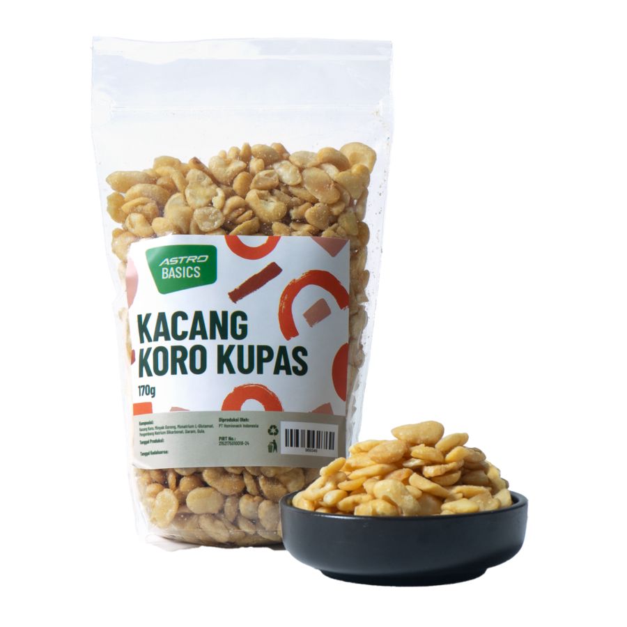 Kacang Koro Kupas A Basics 170gram
