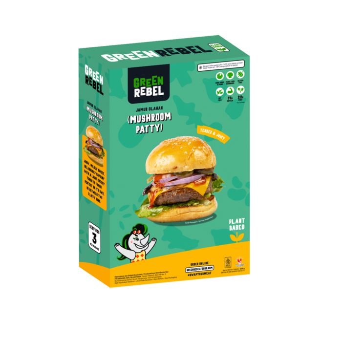 Green Rebel Mushroom Patty