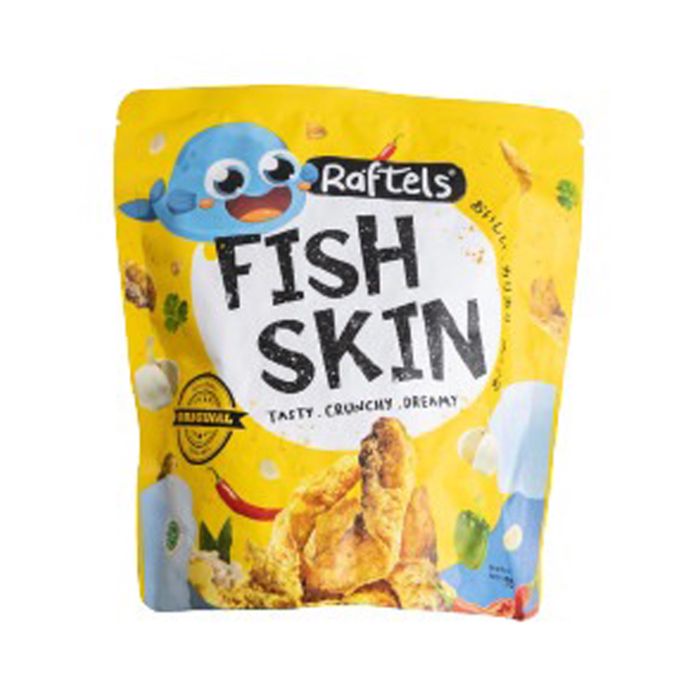 Raftels Fish Skin Chips Original 75gr