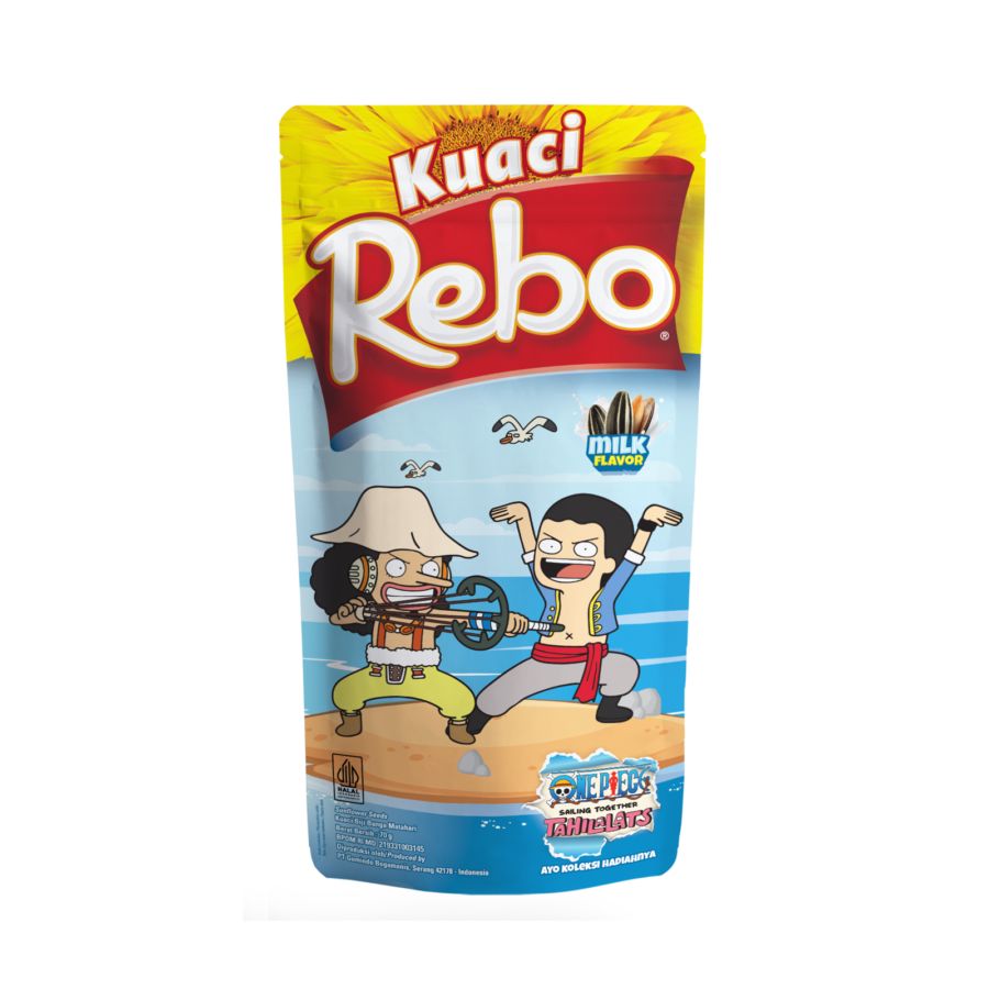 Rebo Kuaci Milk Kacang 70gram