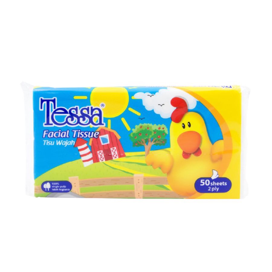 Tissue Tessa Facial TV 50s 2P/Tisu Tessa TV Wajah