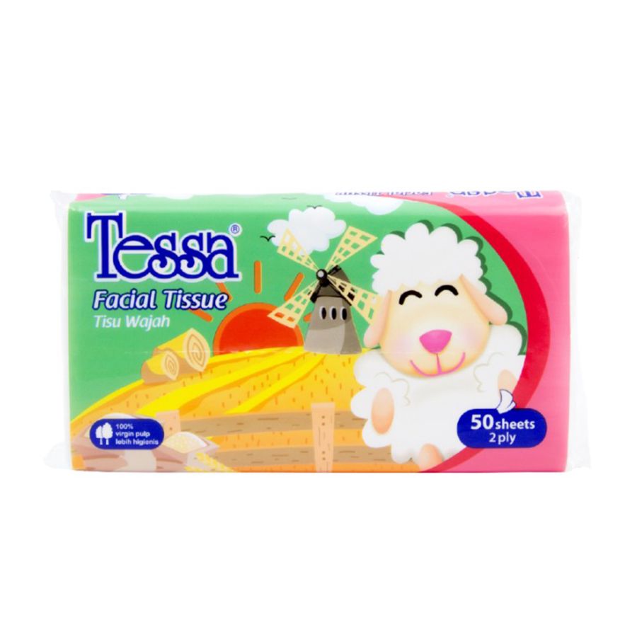 Tessa Travel 2 Ply Tisu Wajah 1pcs