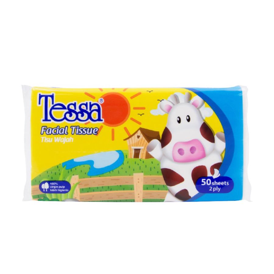 Tessa Travel 2 Ply Tisu Wajah 1pcs