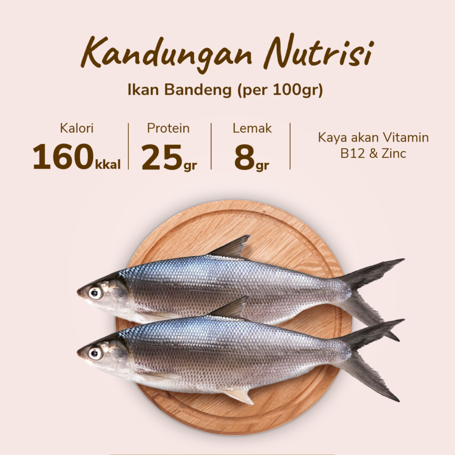 Ikan Bandeng Bersih Astro Basics 400gram