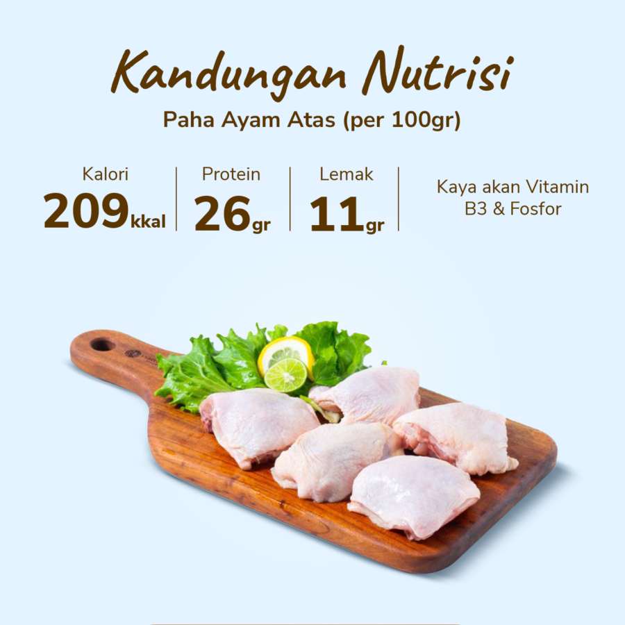 Paha Ayam Atas Sreeya 450-550gram