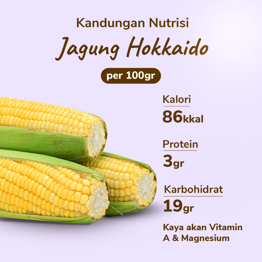 Jagung Hokkaido Sweet Corn - Astro Farm 2pcs