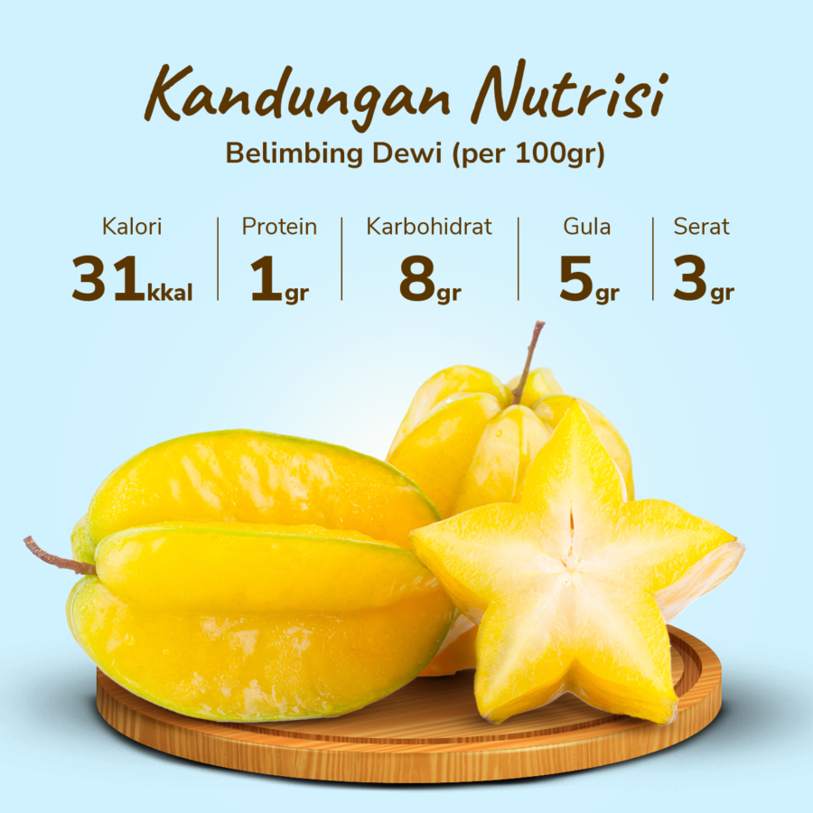 Belimbing Dewi Astro Farm 2-3 pcs 600-800 gram