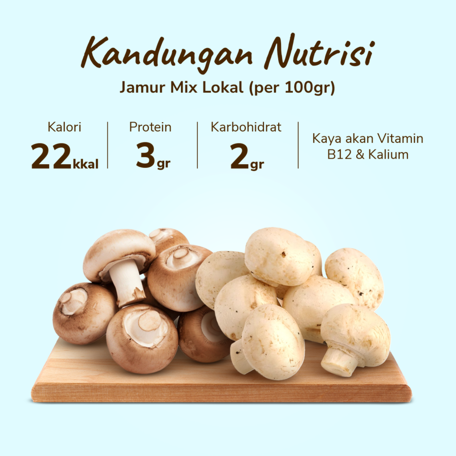 Jamur Mix Lokal Astro Farm 250gram