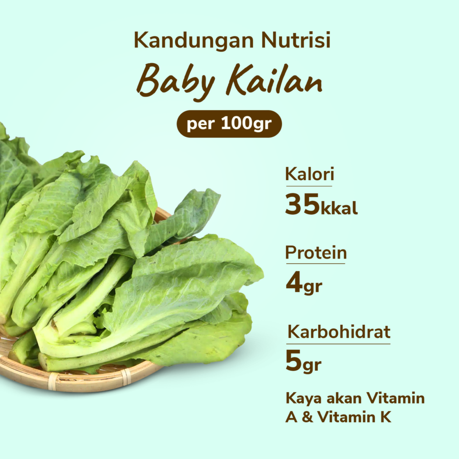 Baby Kailan Astro Farm 250gram