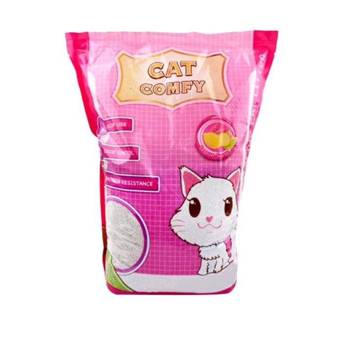 Cat Comfy Bentonite Cat Litter Lemon Scent 