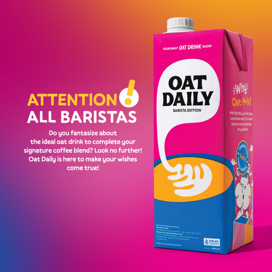 Oat Daily Barista Edition Oat Milk 1000ml