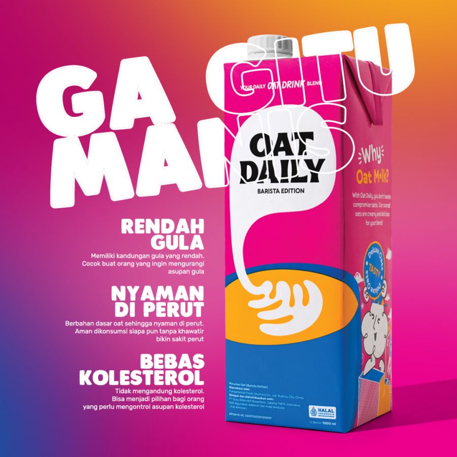 Oat Daily Barista Edition Oat Milk 1000ml