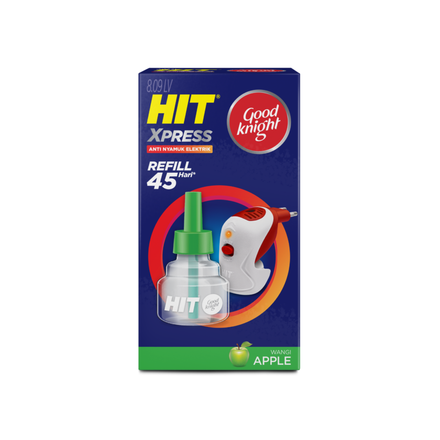 HIT Good Knight Xpress Refill Apple 45 Hari Obat Nyamuk Elektrik