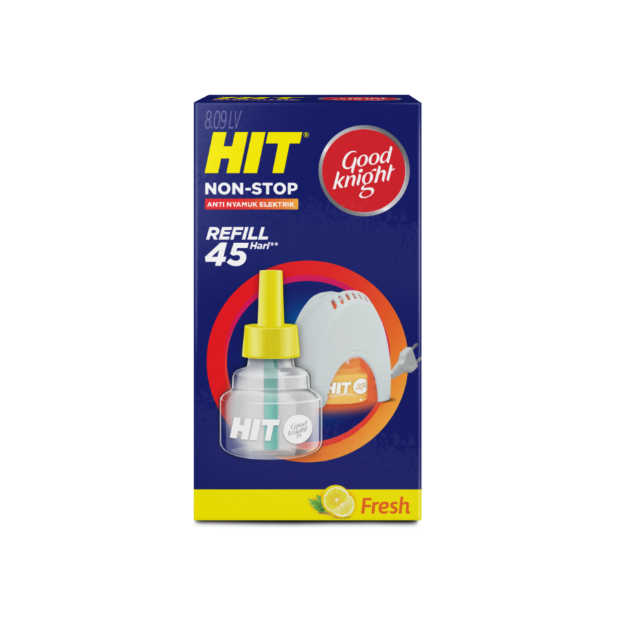 HIT Good Knight Non Stop Refill Fresh 45 Hari Obat Nyamuk Elektrik