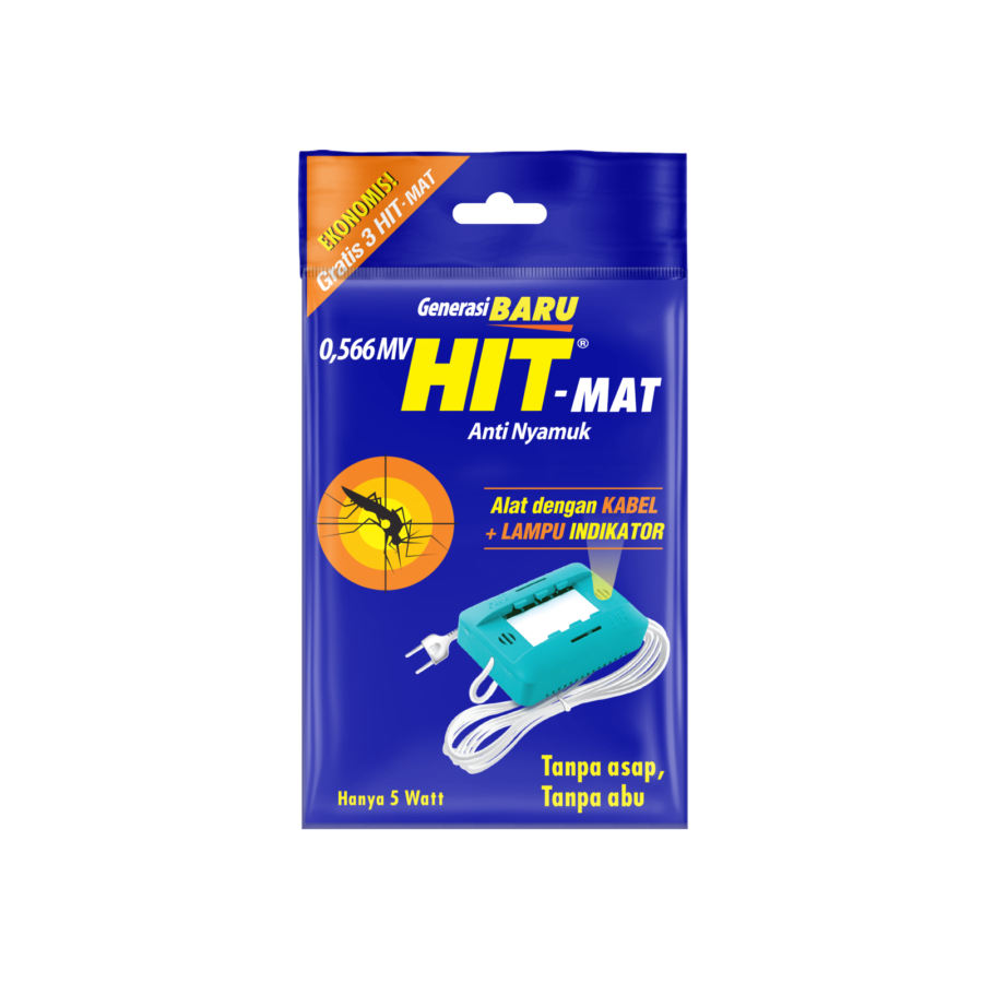 HIT Mat Alat Anti Nyamuk Ekonomis + Lampu - Obat Nyamuk Elektrik 1pcs