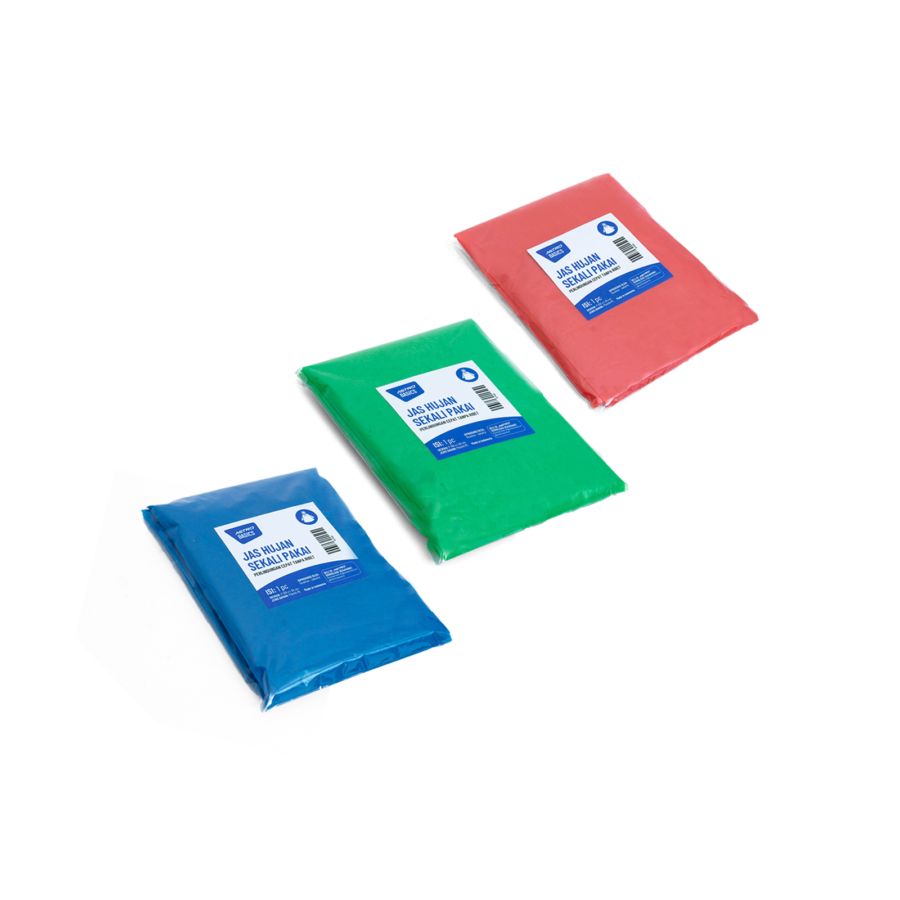 Jas Hujan Ponco Disposable A Basics 1pcs