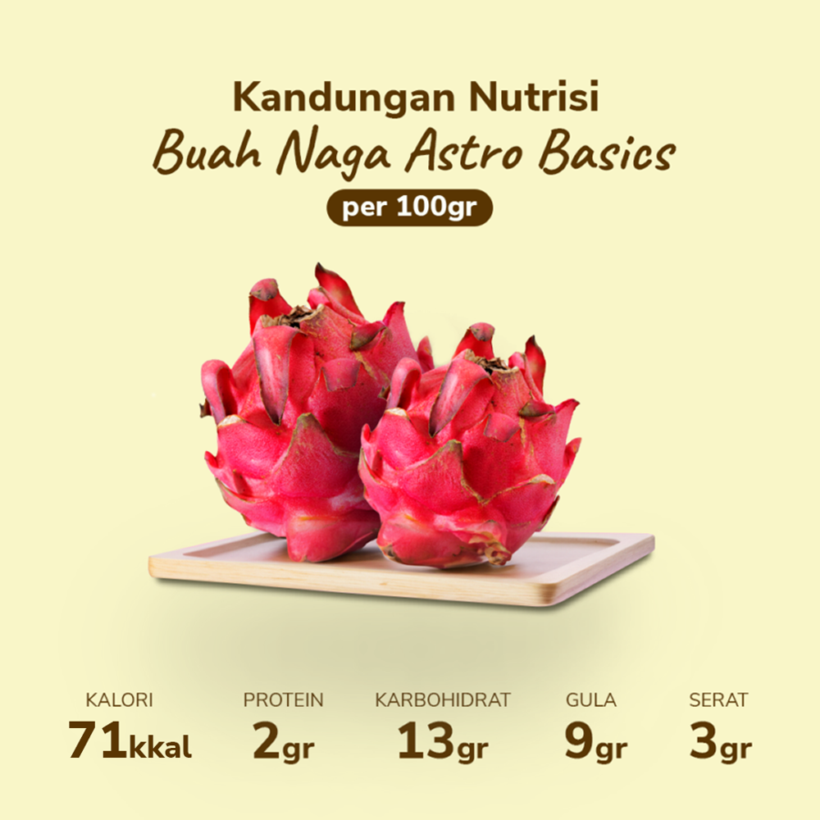 Buah Naga Merah Astro Farm 1 pcs 400-500 gram