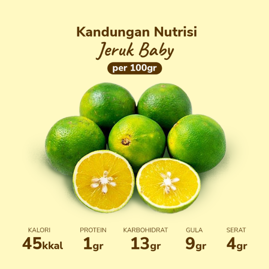 Jeruk Baby Lokal Astro Farm 3-4 pcs 460-500 gram