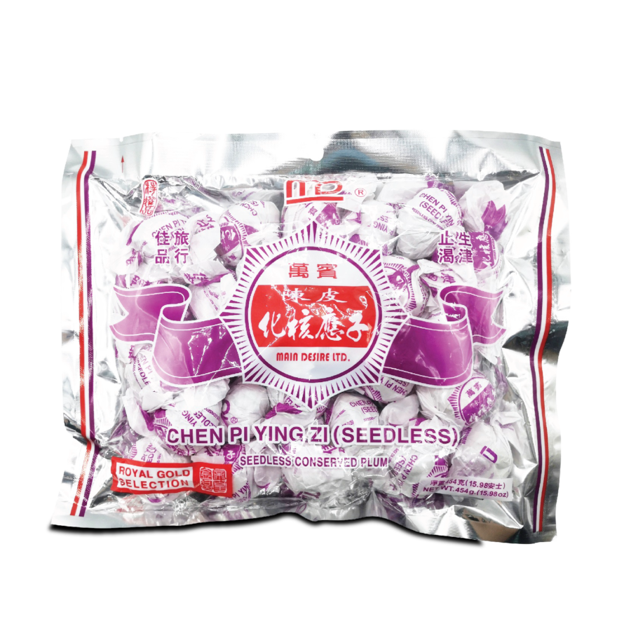 MD Candy Chen Pi Ying Zi Seedless Conserved Plum 454gram