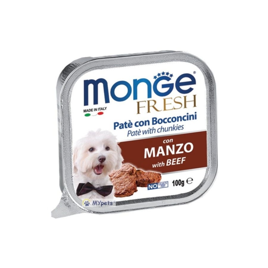 Monge Dog Fresh Beef 100gram