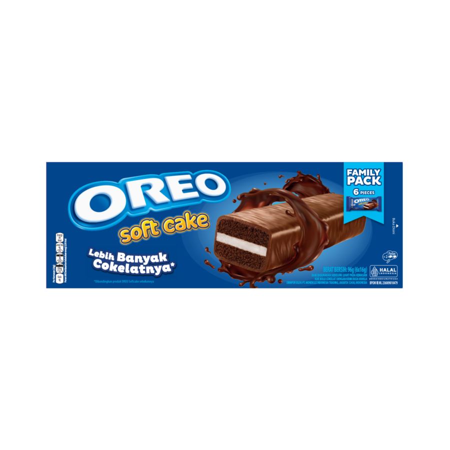 Oreo Soft Cake Multipack [Multipack Isi 6] 96gram