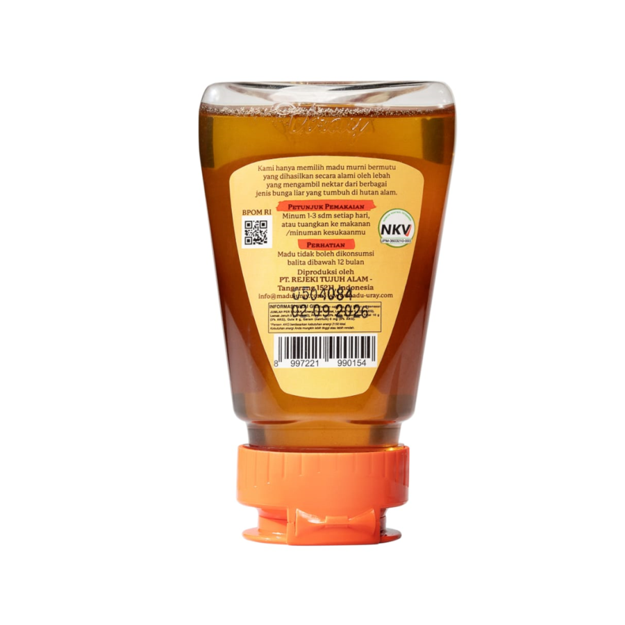 Uray Squeeze Madu Murni Alami Tube 150gram