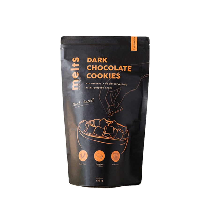 Melts Dark Chocolate Cookies Pouch 120gram