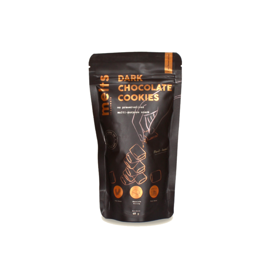 Melts Dark Chocolate Cookies Pouch 40gram 40gram