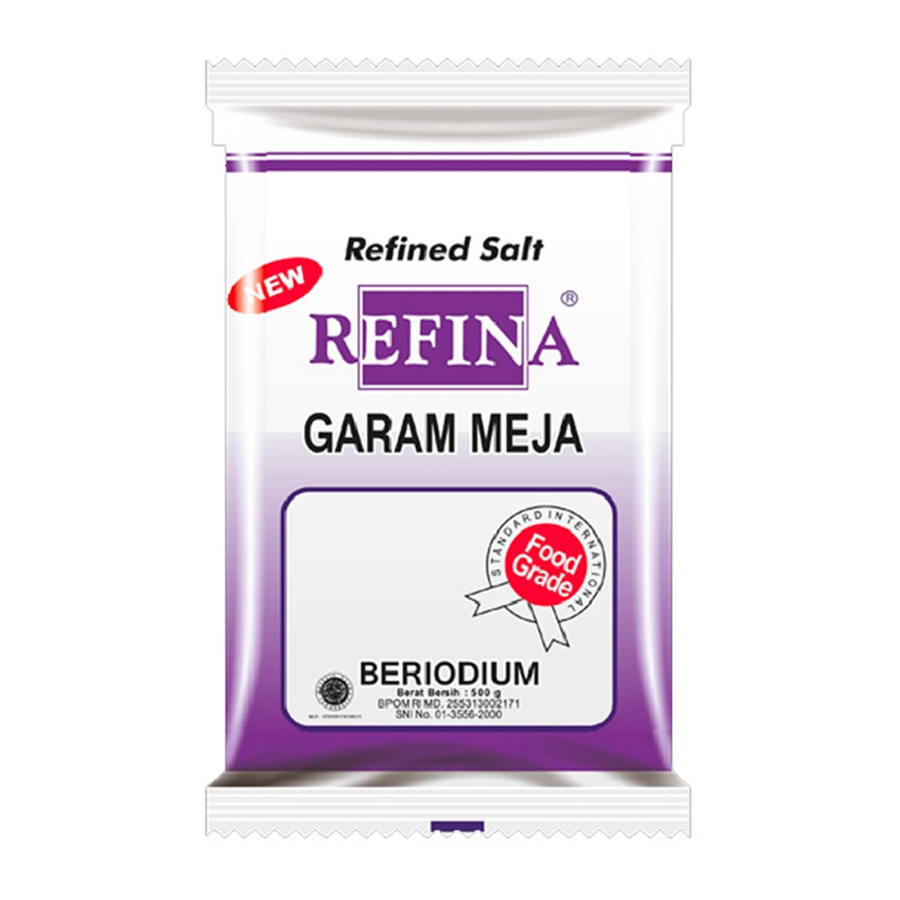 Refina Garam Meja Refill 500gram