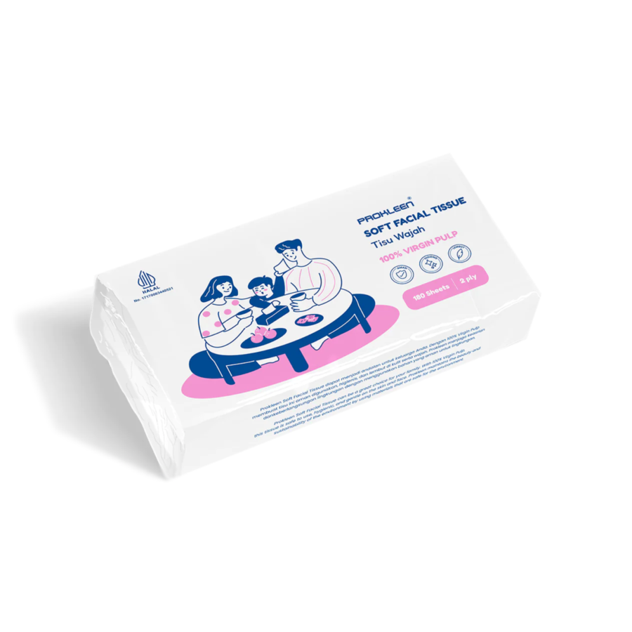 Prokleen Soft Tisu Wajah 180sheets