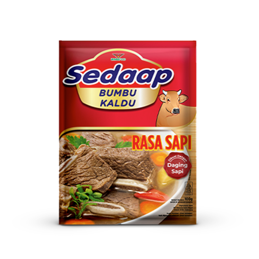 Sedaap Bumbu Kaldu Sapi Penyedap Rasa 100gram