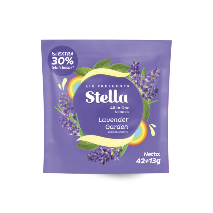 Stella All In One Lavender Garden 42+13gr/Pengharum Ruangan