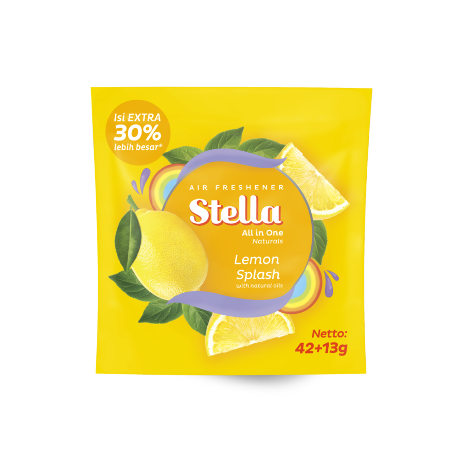 Stella All In One Lemon Splash Pengharum Ruangan 42gram