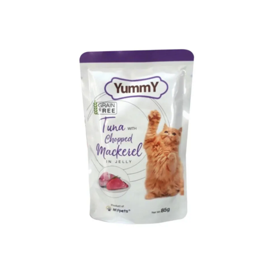 Yummy Cat Pouch Tuna Mackerel 85gram