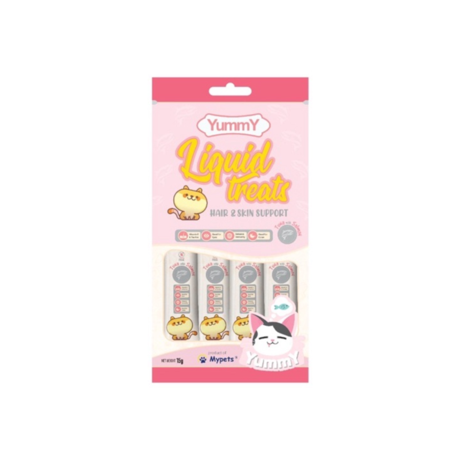Yummy Liquid Tuna Salmon 4 x 15gr 60gram