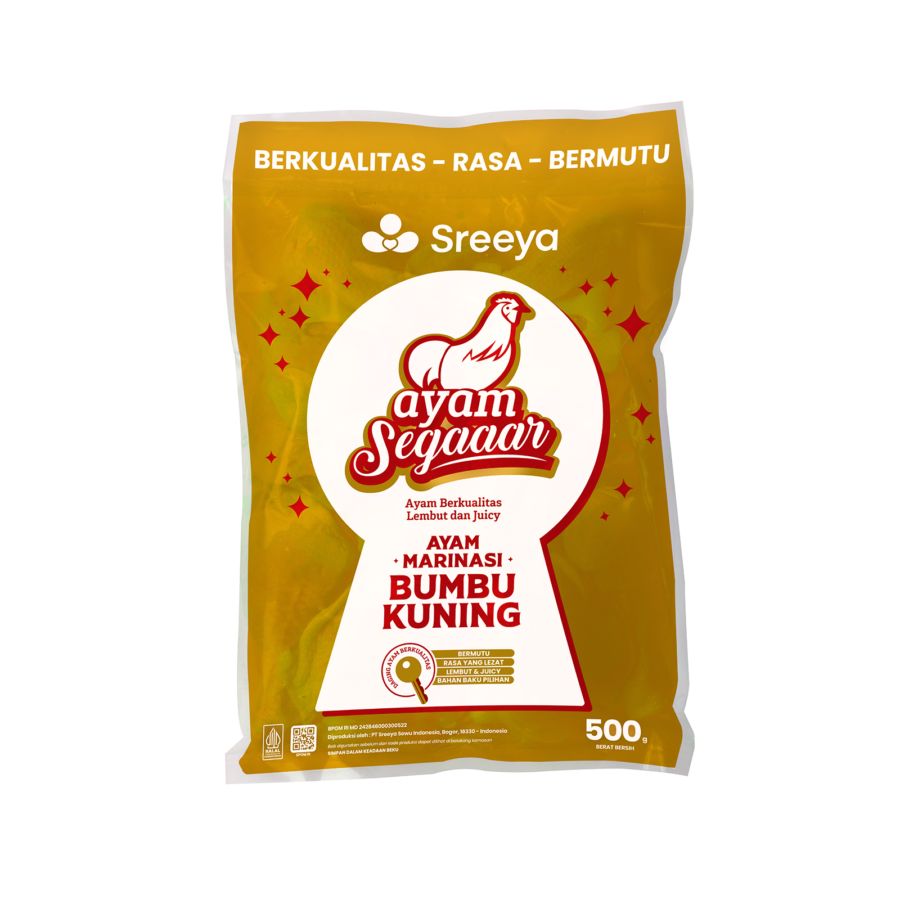 Ayam Segar Bumbu Kuning 500gram