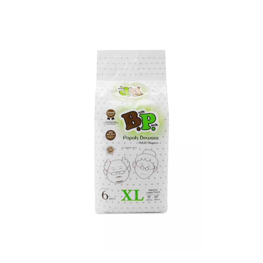 BP Adult Diapers Lem Perekat XL6 1packs