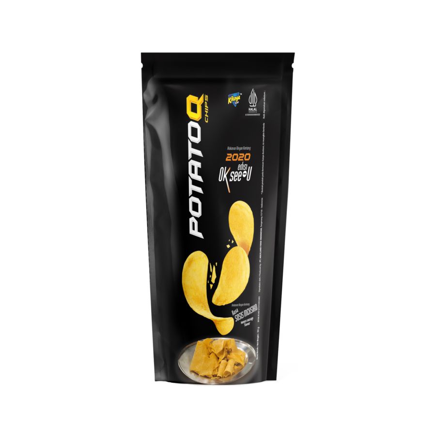 Potato-Q Chips Rasa Sosis Meksiko 50gram