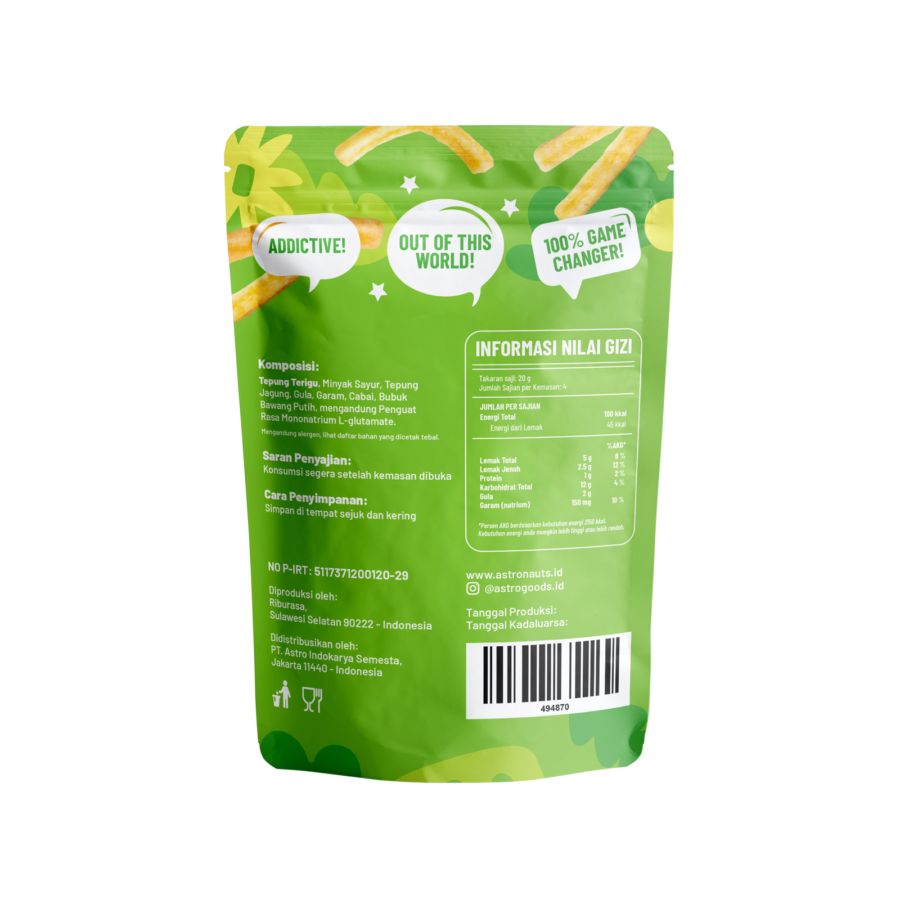 Potato Stick Original Astro Goods 60gram