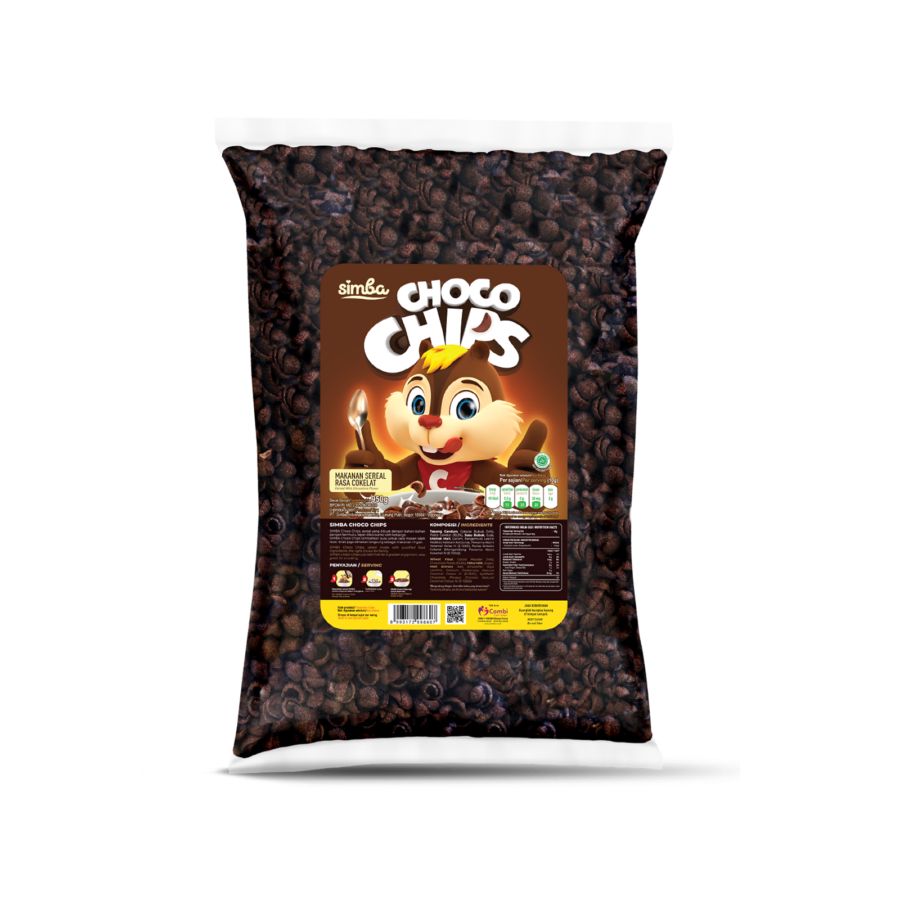 Simba Sereal Choco Chips Bag 950gram