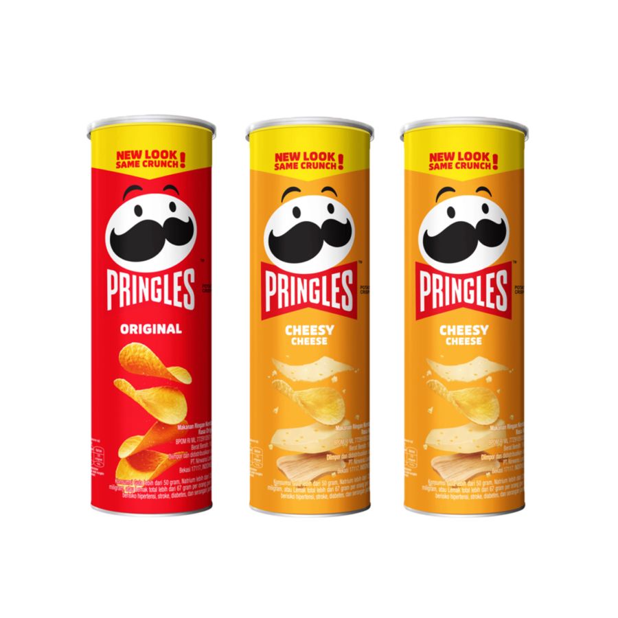 [Bundling] Pringles Original 102g x 2 Pringles Cheese Keripik Kentang 102gr