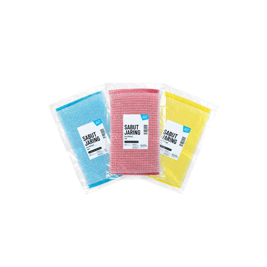 Sabut Spons Jaring Pembersih Piring A Basics 1pcs