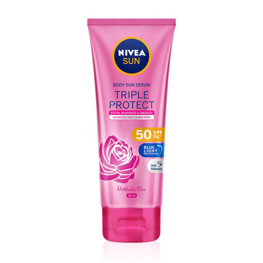 NIVEA SUN Body Sun Serum Triple Protect Extra Radiance & Smooth SPF50 PA+++  180ml