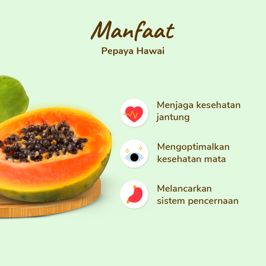 Pepaya Hawai Astro Farm 1 pcs 1-1.5 kg