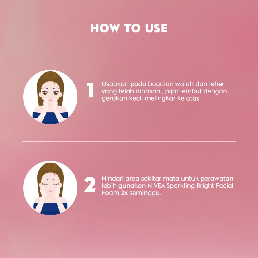 Nivea Sparkling Bright Pearl Micro Serum Facial Foam 100ml