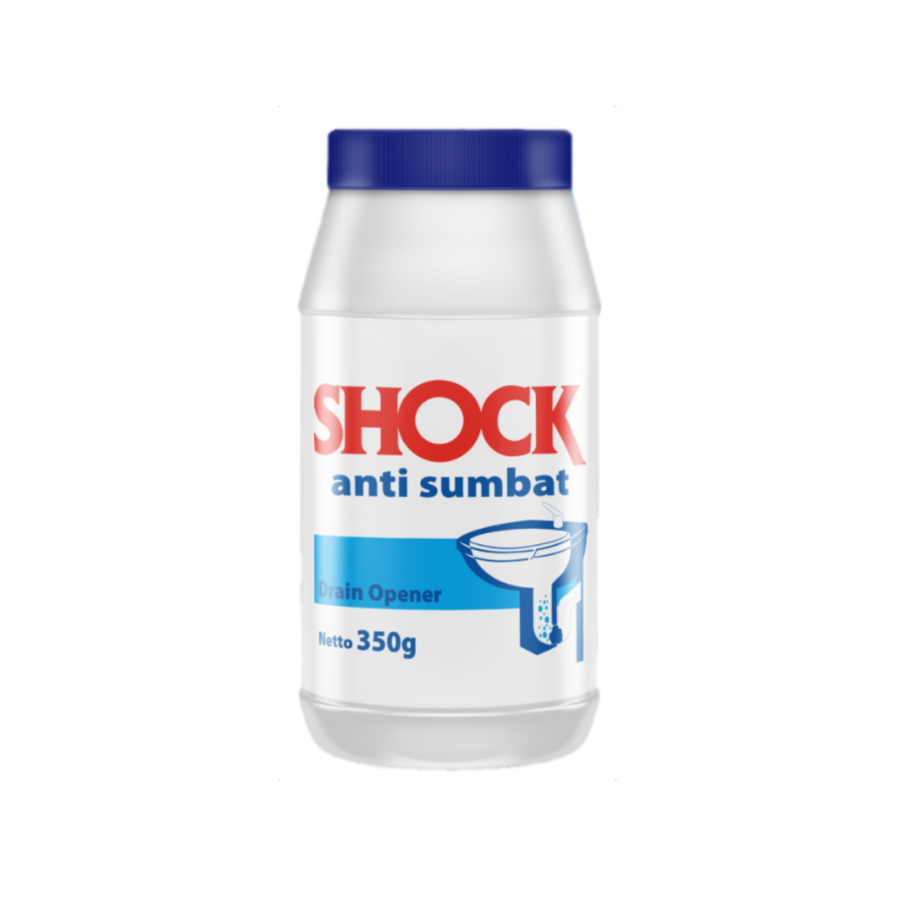 Shock Anti Sumbat Botol 350 gram/Pembersih Lantai 350gram