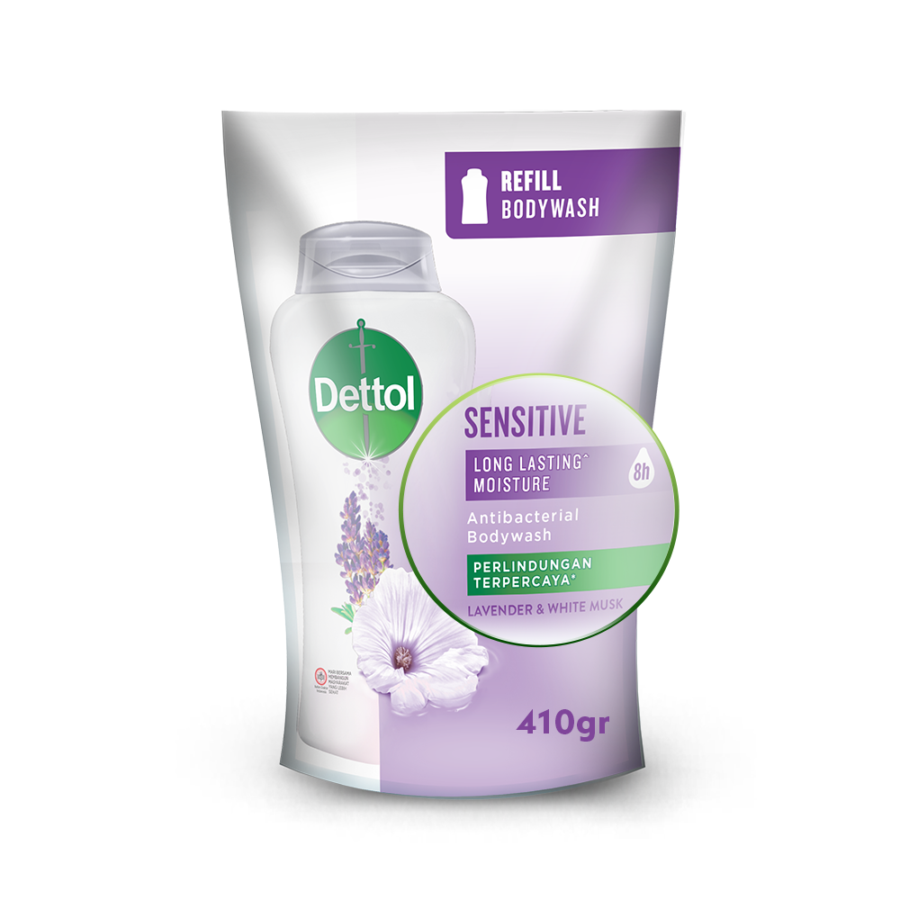 Dettol Sabun Mandi Cair - Body Wash Sensitive 410ml